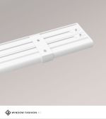 weiß Vorschau SET Vorhangschiene 115cm mit 4 Innenläufen für Deckenmontage in Grau #1W weiß