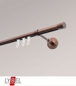 bronze Vorschau Lysel - SET Opal Innenlauf 160cm Träger geschlossen mit Endstücke Zylinder in Weiß #1W bronze
