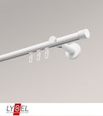 weiß Vorschau Lysel - SET Opal Innenlauf 160cm Träger offen mit Endstücke Kappe in Bronze #1W weiß