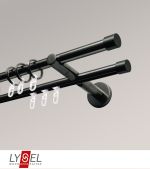 titan Vorschau Lysel - SET Opal Mix 160cm 2 Lauf Doppel-Kombiträger offen mit Endstücke Kappe in Weiß #1W titan