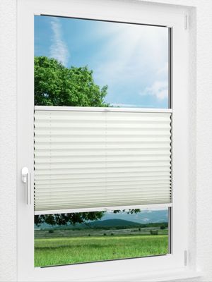 LYSEL HOME Plissee 132A Krepp Fensteransicht
