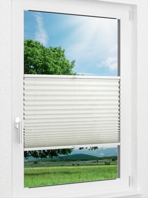 LYSEL HOME Plissee 108A Crush Fensteransicht