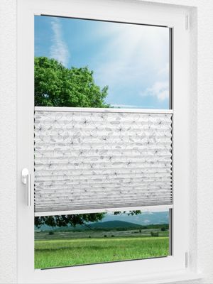 LYSEL HOME Plissee 407A Pikusa Fensteransicht
