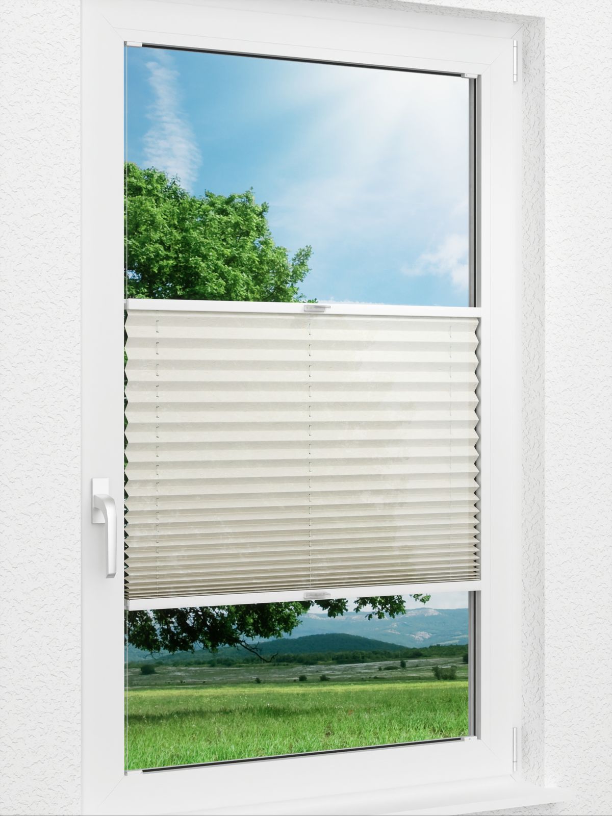 Stoff Plissee Maßanfertigung Plissee Crush 04.09.11