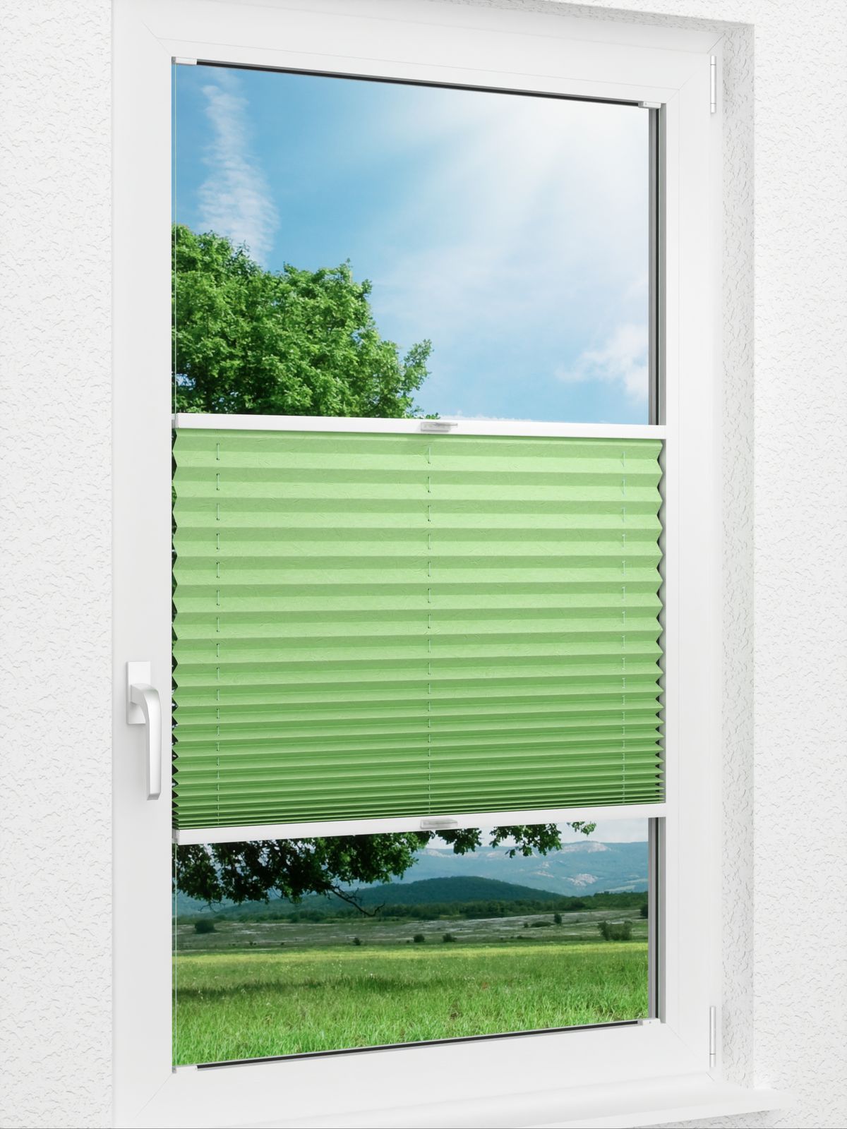 Stoff Plissee Maßanfertigung Plissee Crush 18.09.12